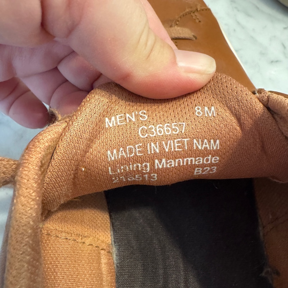 COLE HAAN Grand Crosscourt Traveler British Tan Leather Sneaker Men's Size 8 M - Picture 13 of 14
